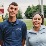 Two of our Hoffman Car Wash employees at our Clifton Park location
