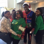 Some of our Holiday Ugly Sweater Contestants, 2015.