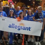 Allegiant Team Members at the 2017 LAS Pride Parade