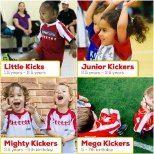 little kickers-  for players 1.5-7 years old