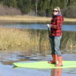 Standup paddleboarding at Pinchin