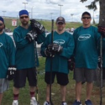 Pinchin's Road Hockey Team in support of YMCA Strong Kids Campaign.