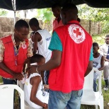 Red cross in action