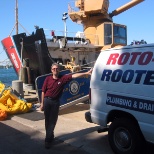 The Coast Guard called Roto-Rooter for help!