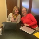 BPT's  Beth and Kristen collaborating on supporting our OT/PT community