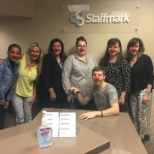 Staffmark team celebrating Red Nose Day