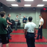 Instruction during our Defensive Tactics class