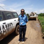 conducting patrol as a United Nation Police