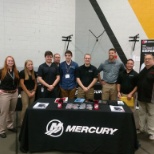 Mercury Marine at UW Oshkosh Career Fair.