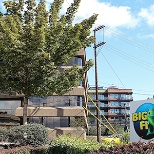 Headquarters on a sunny Seattle day